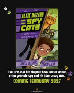 Cover spotlight image for Alfie Hazard and the Spy Cats Book 1, A Spy In the Embassy